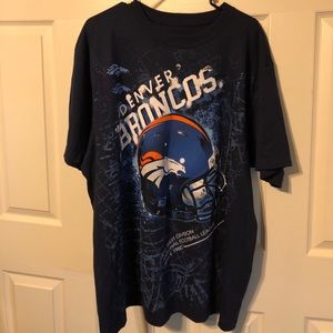 Vintage Reebok Denver Broncos Helmet Tee